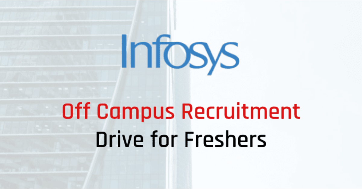 Infosys Off Campus 2023