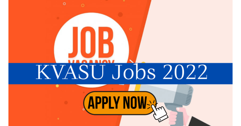 KVASU Recruitment 2022