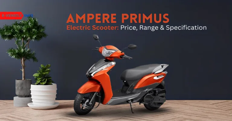 Ampere Primus electric scooter with 107km range launched in India, priced at Rs 1.10 lakh