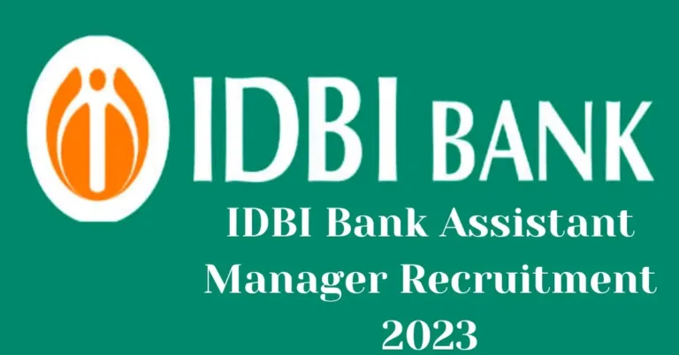 അടുത്തുള്ള IDBI ബാങ്കില്‍ ജോലി നേടാം| IDBI Bank Recruitment 2023